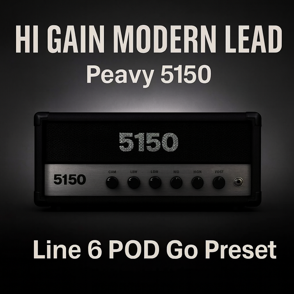 Line6 POD GO - Peavey 5150 Crunch and Lead tones