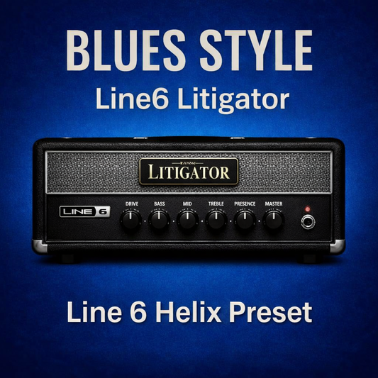 Line6 Helix - Blues Style Preset (based on Line6 Litigator)
