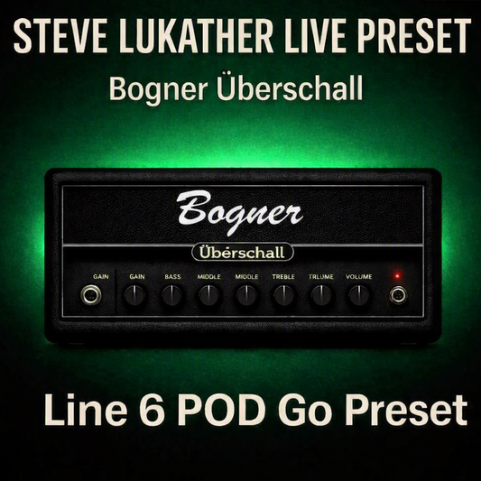 Line6 POD GO - Steve Lukather Live Session Presets