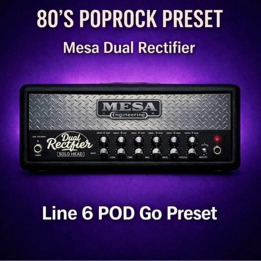 Line6 POD GO - 80's Pop Rock Preset