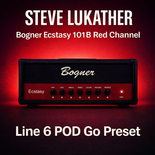Line6 POD GO - Steve Lukather Style - Bogner Ecstacy
