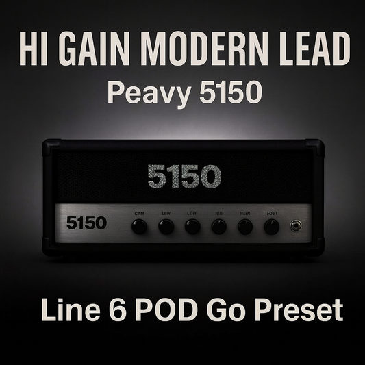 Line6 POD GO - Peavey 5150 Crunch and Lead tones